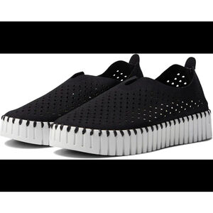 Ilse Jacobsen Black and White Sneakers